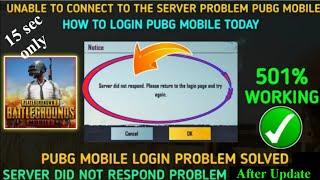 Pubg Mobile Server Did Not Respond | How To Fix Server Did Not Respond Problem In Pubg Mobile