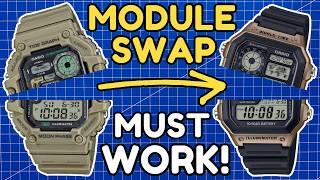  FORCING a Module Swap with a RARE Casio Watch! 