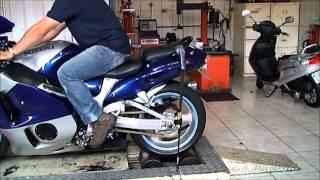 LR Motos - Suzuki GSXR 1300 Hayabusa no Simulador de Velocidade - A Mais Rapida do Mundo 350 KMH