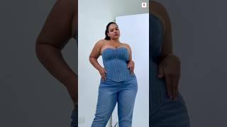 Mahalia Handley Rocks Curvy Fashion : Must-See Curvy Girl Outfits! #curvyfashion #shorts