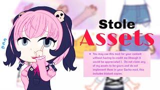 Gacha Nox stole assets without asking for permission (CREDITING DOES NOT COUNT)