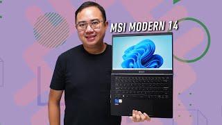 MSI Modern 14 (C12M, 2022) Review: Powerful and Sleek mid-range Ultrabook 