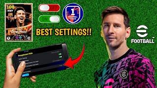 Trik Untuk Pemula || 100% Best Play Settings In Efootball 2025 Mobile - Best Setting eFootball 2025