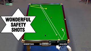 Absolutely Wonderful Snooker Safety Shots!