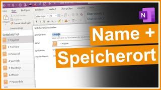  OneNote: Notizbücher richtig umbenennen, umziehen oder löschen