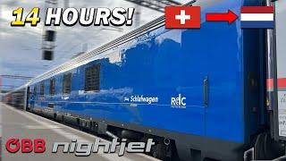 14 HOURS in a Private Sleeper Cabin - Zurich to Amsterdam by Nightjet Sleeper Train!