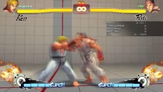 Super Street Fighter 4 AE 2012: Ken Kara Dash and Throw