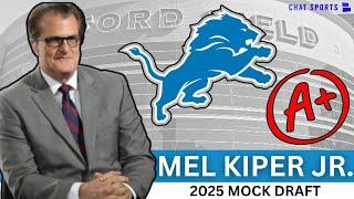 NFL Draft EXPERT Mel Kiper Reveals Lions' Shocking #28 Pick!