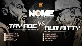 TAY ROC VS RUM NITTY SMACK/ URL RAP BATTLE | URLTV