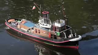 Nicely built LARGE scale RC Empire Class tug, "Cervia".