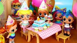 LOL Surprise Birthday Party for  Baby Goldie Doll - Barbie Lol Family