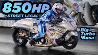 850HP Street Bike | 233MPH TURBO HAYABUSA (The Fastest Street Legal Bikes on the Planet)