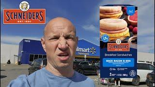 Schneider's New Back Bacon & Egg Breakfast Sandwiches!