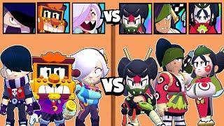 SUSHI SHOP TRIO vs GIFT SHOP TRIO | STARR PARK SHOPS | NEW BRAWLERS | BRAWL STARS