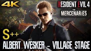 Resident Evil 4 Wesker  Mercenaries Extended Time Rank S++