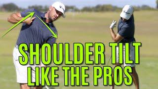 The Secret To How The Pros Tilt Their Shoulders In The Golf Swing