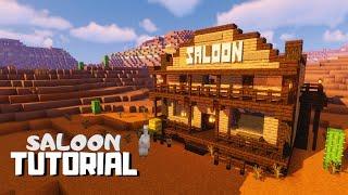 Minecraft: How to Build a Wild West Saloon (Tutorial)