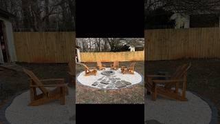 Watch me build a fire pit #DIY #asmr #athlete