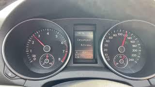 VW GOLF 6 1.4cc 160hp -CRUISE CONTROL (instant fuel consumption )