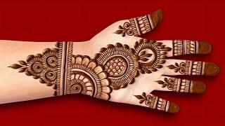 how to make simple mehndi designs front hand | simple mehndi design 2024 | mehandi design