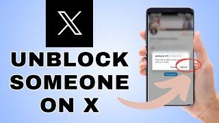 How to Unblock Someone on X 2024 | Unblock People Twitter