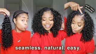 They Won't Believe It's a WEAVE!  | Curly Hair Install Step-by-Step