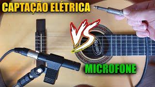 Violão Plugado VS Acústico | Captação ELÉTRICA ou MICROFONE, qual é melhor?