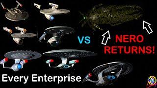 4K Every Canon ENTERPRISE VS Nero's Narada - Both Ways - Star Trek Ship Battles