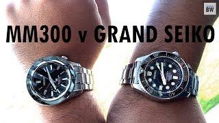 Comparing the Marinemaster 300 with a Grand Seiko