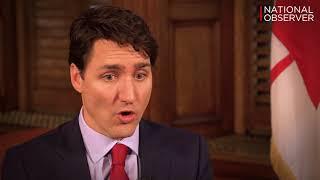 Prime Minister Justin Trudeau on the Transmountain pipeline project