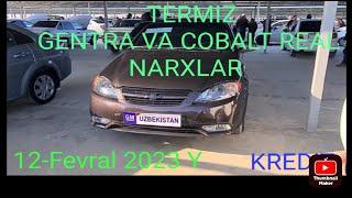 TERMIZ MOSHIN BOZOR.COBALT GENRTA SPARK KREDIT.14-FEVRAL 2023Y.TERMIZ AUTO CAR FEBRUARY 2023 YEAR.