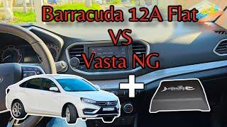 Сабвуфер DL Audio Barracuda 12A Flat и LADA Vasta NG.