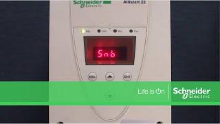 Troubleshooting SnbF Fault on Altistart 22 | Schneider Electric Support