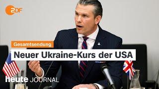 heute journal vom 12.02.2025 Ukraine-Verhandlungen, Erinnerung Dresdner Bombennacht, Berlinale