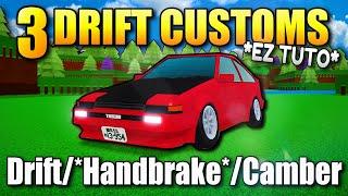 【BEST&EZ!】*Drift Tires* / *HandBrake* / *Cambered Tires* Tutorials In Build A Boat Roblox!!