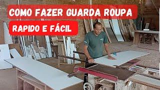 Como fazer um guarda roupa muito rápido ( passo a passo )