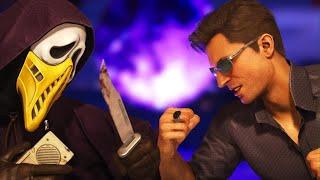 Mortal Kombat 1 Ghostface vs Johnny cage