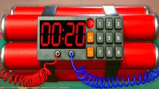 20 Second Timer Bomb with High Energy Music | Countdown Timer | 20 Second Bomb Timer