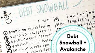 Debt Snowball + Avalanche - How I Paid Off $30k of Student Loans