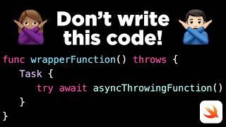 Don't write this code! (the Error will slip through 🫣)