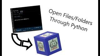 Open Files/Folders through Python | #RNutro | Python 3.8