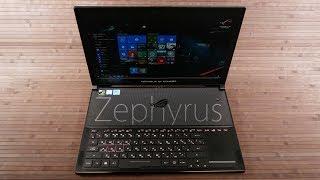 ASUS ROG Zephyrus - Толщина 1.8см!! + GeForce GTX 1080 в дизайне Max-Q