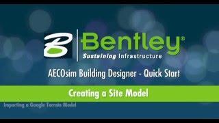 AECOsim Building Designer   A04   Creating a Site Model