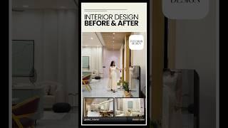 Before/After - Empty Space To Luxurious Interior Design  #home #interiordesign