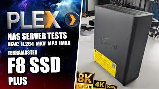 Terramaster F8 SSD PLUS PLEX NAS Tests