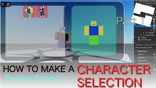 How to make a Character Selection in Roblox Studio! | Part 1: The UI