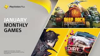 PS Plus Monthly Free Games - January 2022