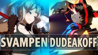 GBVSR:Svampen (Zeta Crimson Bomber) Vs Dudeakoff (Seox)| High Level Gameplay.