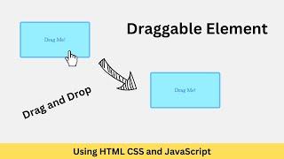 Draggable Element | Drag and Drop Div Using JavaScript | HTML CSS JavaScript Tutorial