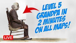 Reach Grandpa Level 5 In 2 Minutes On EVERY MAP! | Texas Chain Saw Massacre The Game